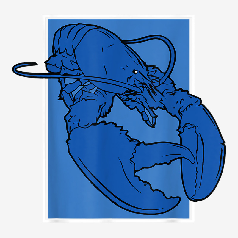 Funny Jumpscare Lobster Meme Blue Crustacean T Shirt Round Patch | Artistshot