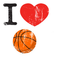 I Love Basketball 1 Unisex Hoodie | Artistshot