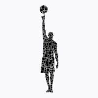 I Love Basketball Silhouette 1 T-shirt | Artistshot