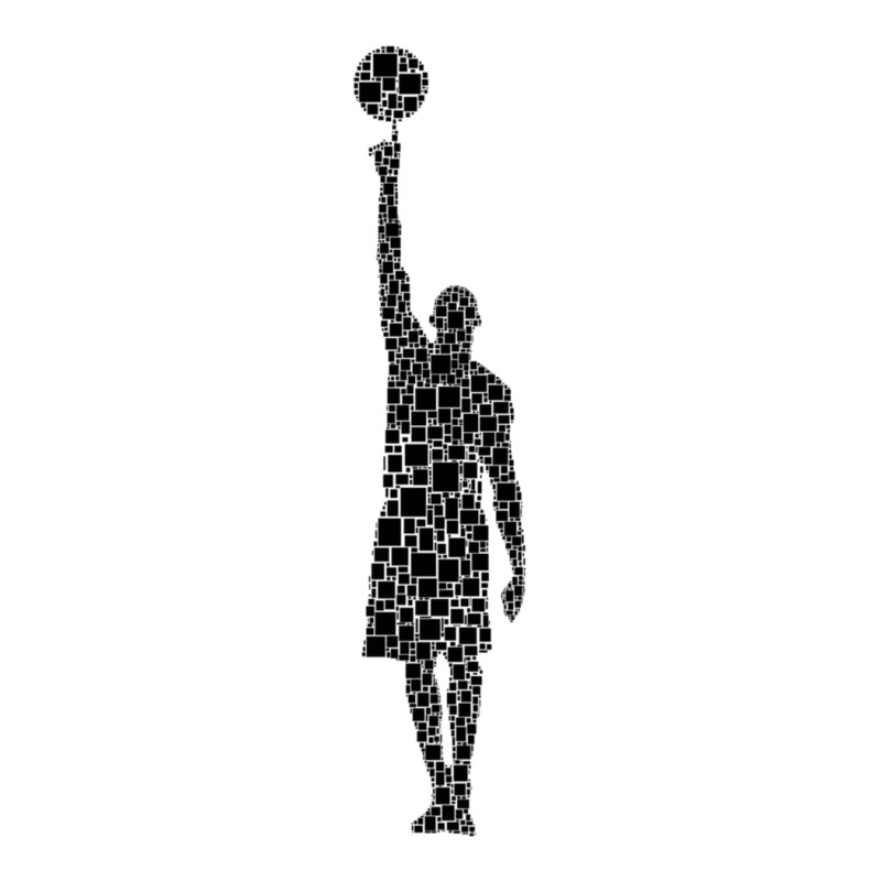 I Love Basketball Silhouette 1 3/4 Sleeve Shirt | Artistshot