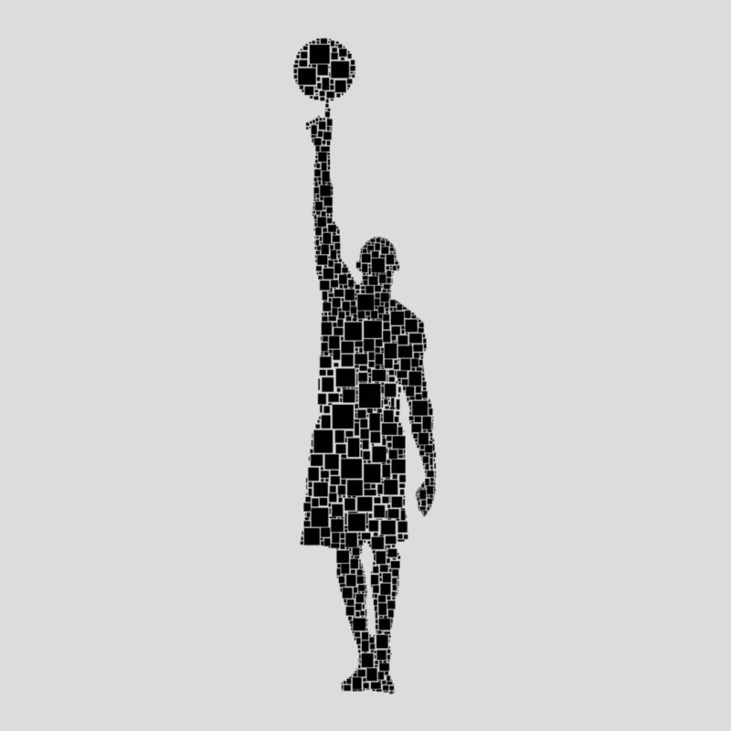 I Love Basketball Silhouette 1 Men's Polo Shirt | Artistshot