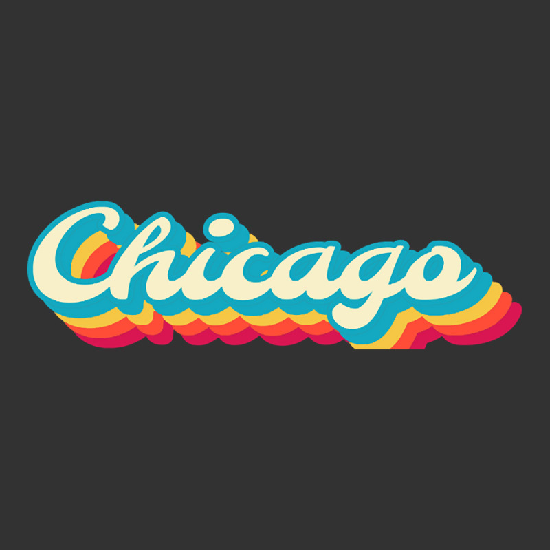 Trending Chicago Retro Vintage Sunset Aesthetic Typography Baby Bodysuit by hongquangd | Artistshot