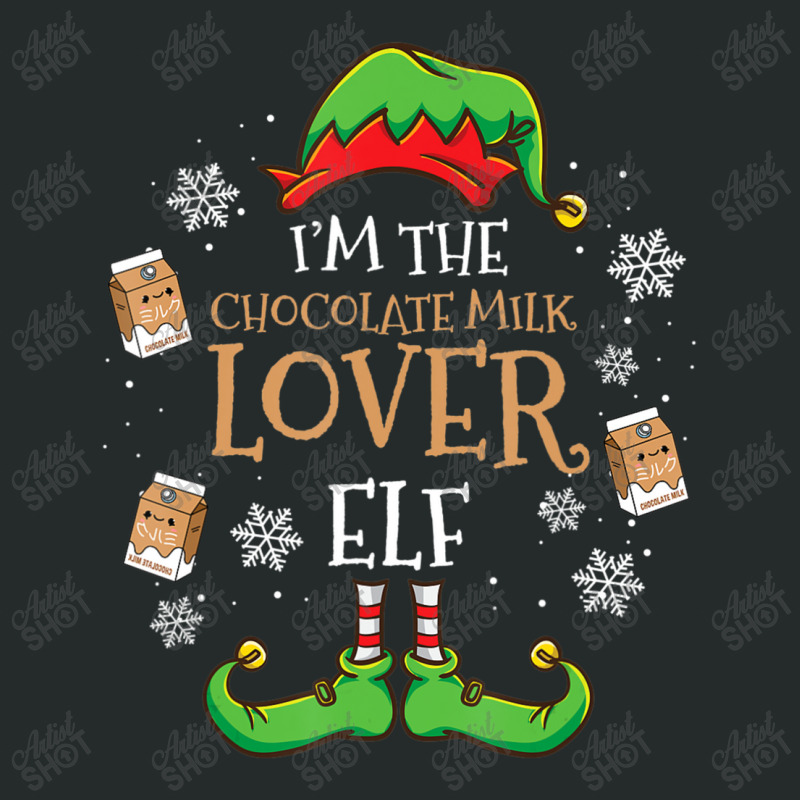 Im The Chocolate Milk Lover Elf Christmas Women's Triblend Scoop T-shirt by namnguyen | Artistshot