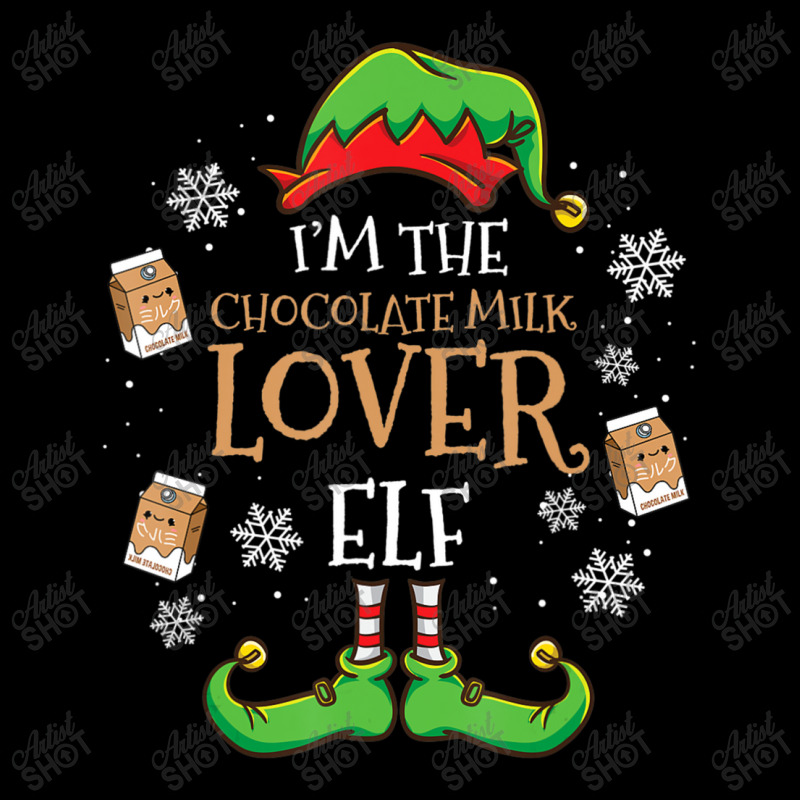 Im The Chocolate Milk Lover Elf Christmas Cropped Hoodie by namnguyen | Artistshot