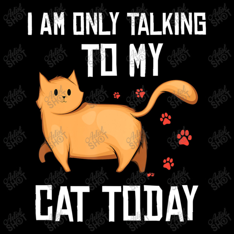 Introvert Cat Lover I Am Only Talking To My Cat Today Baby Tee | Artistshot