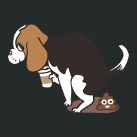 Limited Edition Coffee Makes Me Poop Beagle Women's Triblend Scoop T-shirt | Artistshot