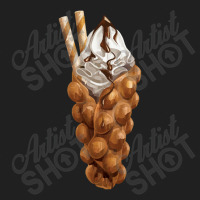 Eggette Bubble Waffle Vanilla Ice Cream Ladies Polo Shirt | Artistshot