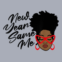 Happy New Year Funny Same Me Cheers Afro Woman Goals T Shirt Tank Dress | Artistshot