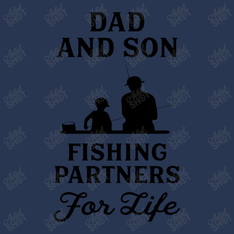 Dad And Son Fishing Partners For Life Men Denim Jacket | Artistshot