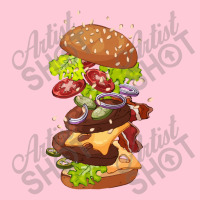 Exploding Cheeseburger Skinny Tumbler | Artistshot