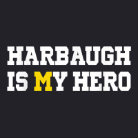 Harbaugh Is My Hero Michigan T Shirt Unisex Sherpa-lined Denim Jacket | Artistshot