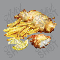 Fish And Chips With Sea Salt And Lemon Crewneck Sweatshirt | Artistshot