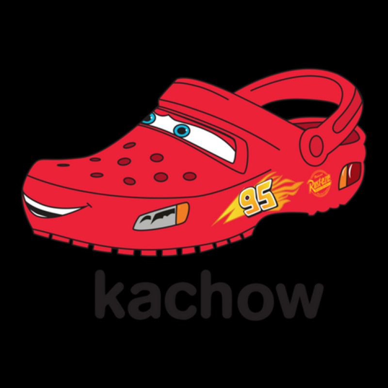 Lightning Mcqueen Croc Sticker Cropped Hoodie by JessicaParadis | Artistshot