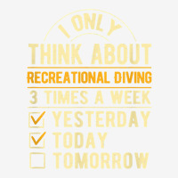 I Only Think About Recreational Diving Funny Sport Diving T Shirt Graphic Youth T-shirt | Artistshot