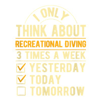 I Only Think About Recreational Diving Funny Sport Diving T Shirt Youth Sweatshirt | Artistshot