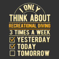 I Only Think About Recreational Diving Funny Sport Diving T Shirt Baby Bodysuit | Artistshot