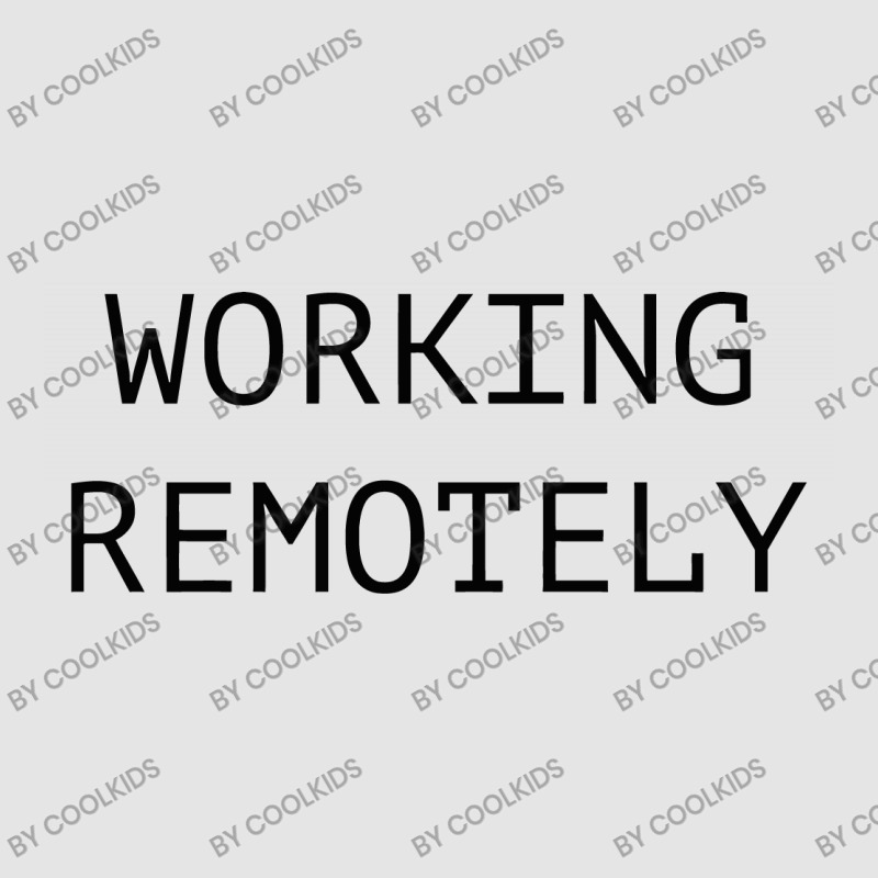 Working Remotely ( Black ) Exclusive T-shirt by COOLKIDS | Artistshot