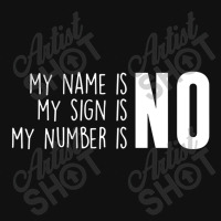 My Name Is No My Number Is No Meghan Graphic Youth T-shirt | Artistshot