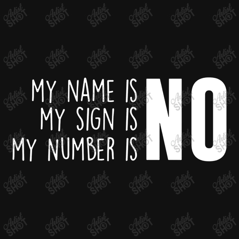 My Name Is No My Number Is No Meghan Graphic Youth T-shirt by Brownbubbles | Artistshot