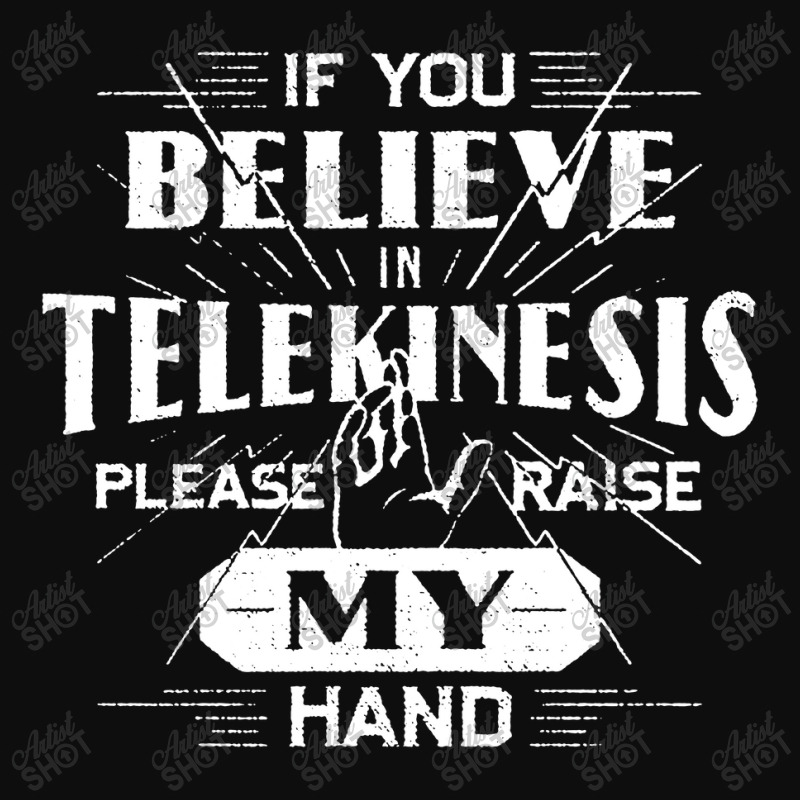 If You Believe In Telekinesis Please Crop Top by Bakwan Art | Artistshot