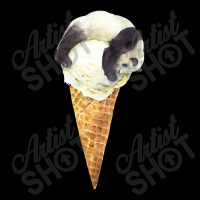 Panda On A Vanilla Ice Cream Cone,panda Cone Ice Cream Legging | Artistshot