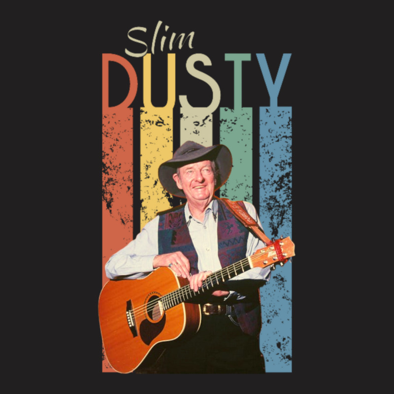 Slim Dusty With Guitar Music  Rip Legend T-shirt | Artistshot