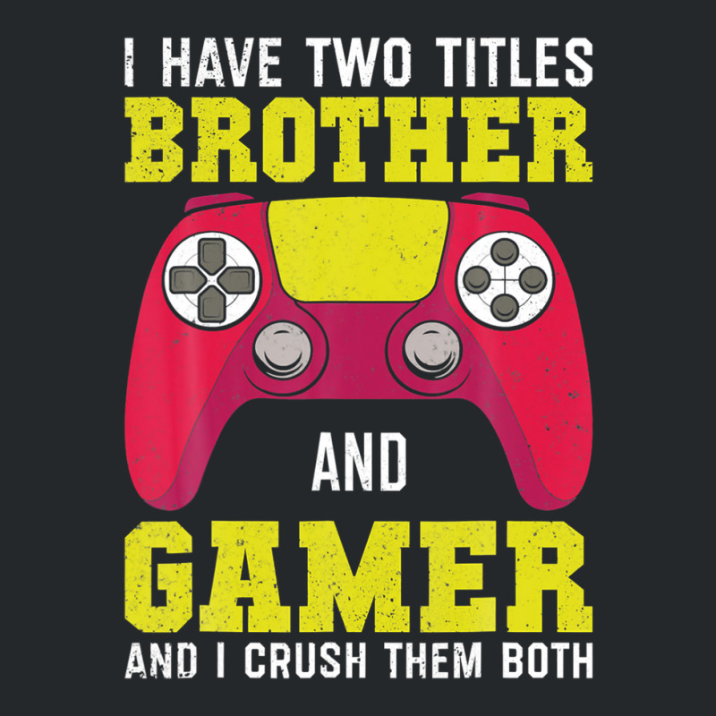 Funny Gamer Vintage Video Games For Boys Brother Son Crewneck Sweatshirt by gagajaexterq | Artistshot