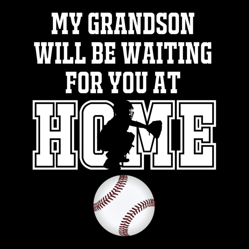 Baseball Catcher Products My Grandson Will Be Waiting For You At Home V-Neck Tee by fattytanyahy | Artistshot