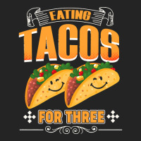 Funny Cinco De Mayo T  Shirt Eating Tacos For Three Pregnancy Twins Ci 3/4 Sleeve Shirt | Artistshot