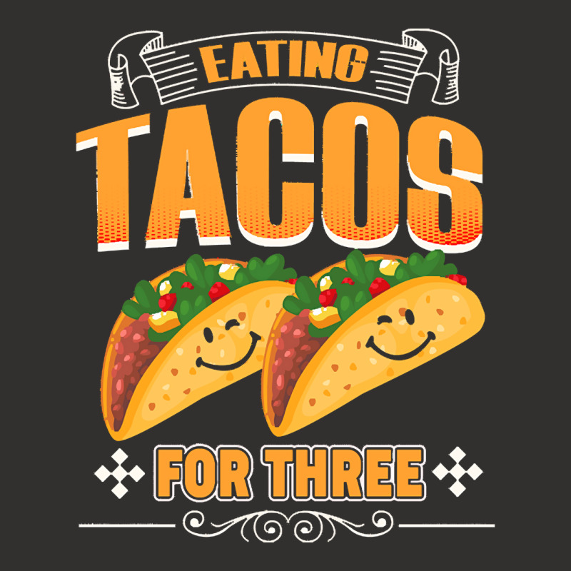 Funny Cinco De Mayo T  Shirt Eating Tacos For Three Pregnancy Twins Ci Champion Hoodie | Artistshot