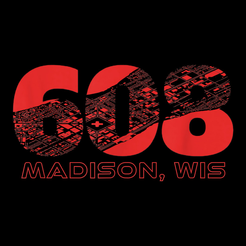 Madison Wisconsin Downtown Building Footprint Area Code 608 T Shirt Youth Jogger | Artistshot