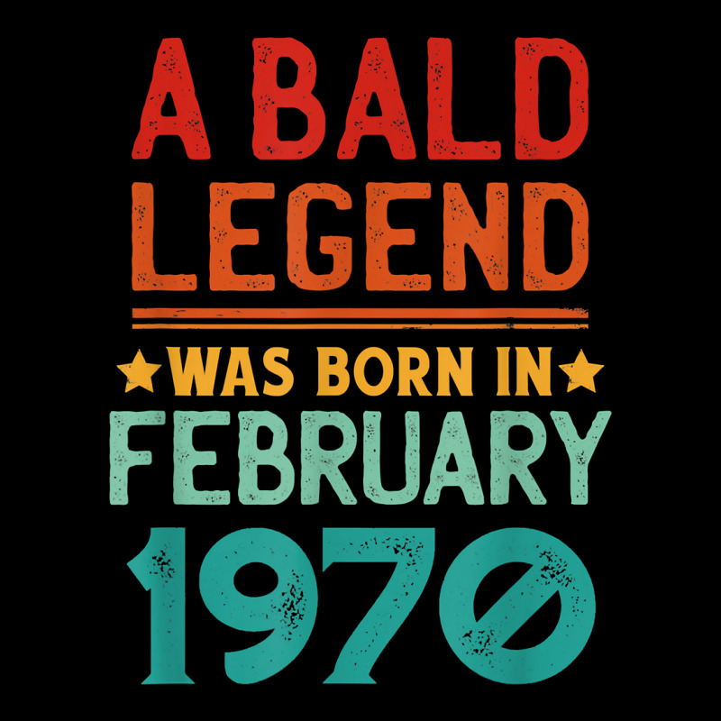 Mens Bald Men Born In February 1970 Funny T Shirt Youth Jogger | Artistshot