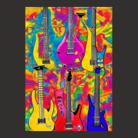 Tie Dye Electric Acoustic Guitar Display Paul Guitar Painting Collage  Champion Hoodie | Artistshot