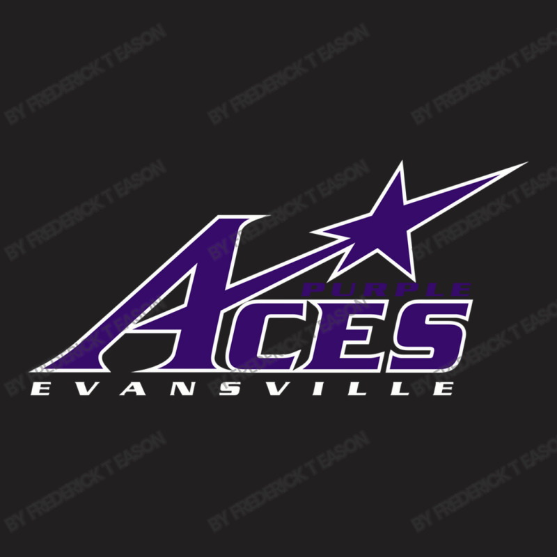 Evansville Purple Aces And Lady Aces T-shirt | Artistshot