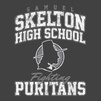 Samuel Skelton High School Fighting Puritans Vintage T-shirt | Artistshot