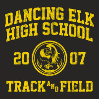 Dancing Elk Track And Field (juno) Ladies Fitted T-shirt | Artistshot