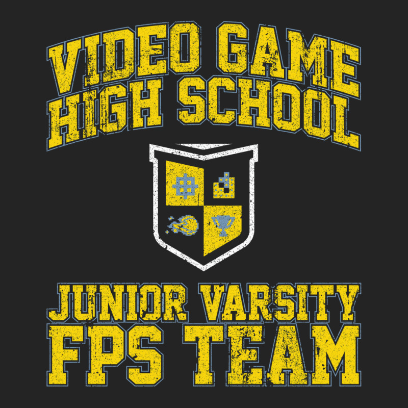 Video Game High School Junior Varsity Fps Team 3/4 Sleeve Shirt | Artistshot