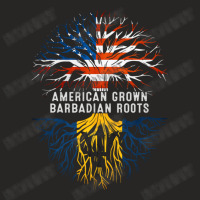 American Grown Barbadian Roots Tree Barbados Flag Usa Ladies Fitted T-shirt | Artistshot