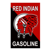 Awesome Red Indian Gasoline Sticker | Artistshot