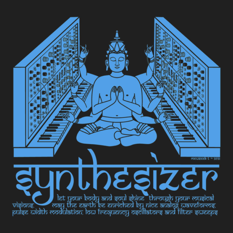 Synthesizer God For Electronic Musician Drawstring Bags | Artistshot