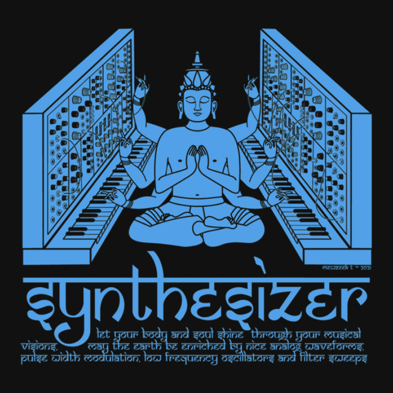 Synthesizer God For Electronic Musician Landscape Canvas Print | Artistshot