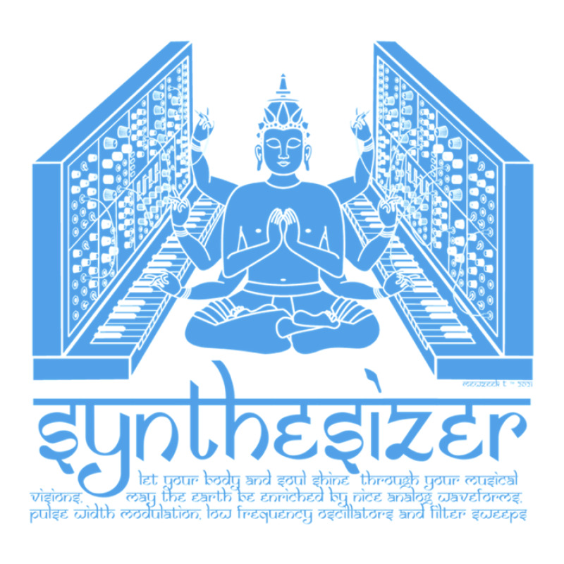 Synthesizer God For Electronic Musician Sticker | Artistshot