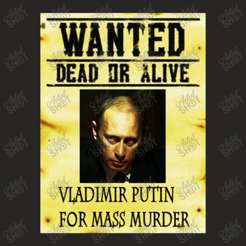 Wanted Dead Or Alive Putin Ladies Fitted T-shirt | Artistshot