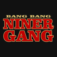 Baffling Bang Bang Niner Gang Portrait Canvas Print | Artistshot