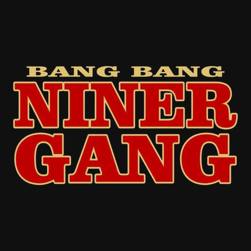 Baffling Bang Bang Niner Gang Portrait Canvas Print | Artistshot