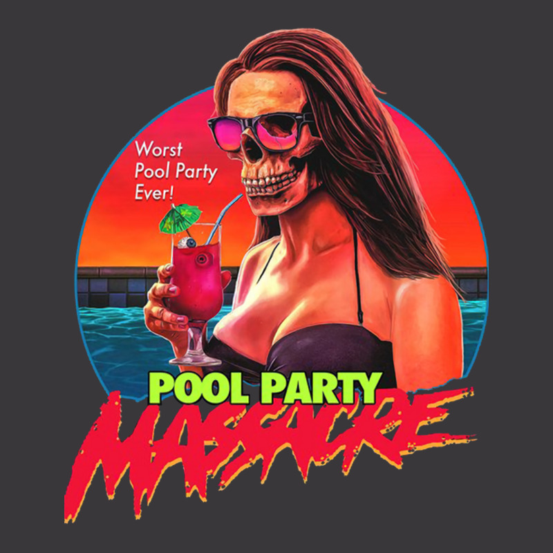 Pool Party Massacre   Original Poster Art【﻿Ｈｏｒｒｏｒ】 D Ladies Curvy T-Shirt by esteyapput | Artistshot