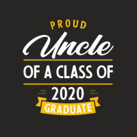 Proud Uncle Of A Class Of 2020 Graduate Gift Senior 2020 Funny Ladies Fitted T-shirt | Artistshot