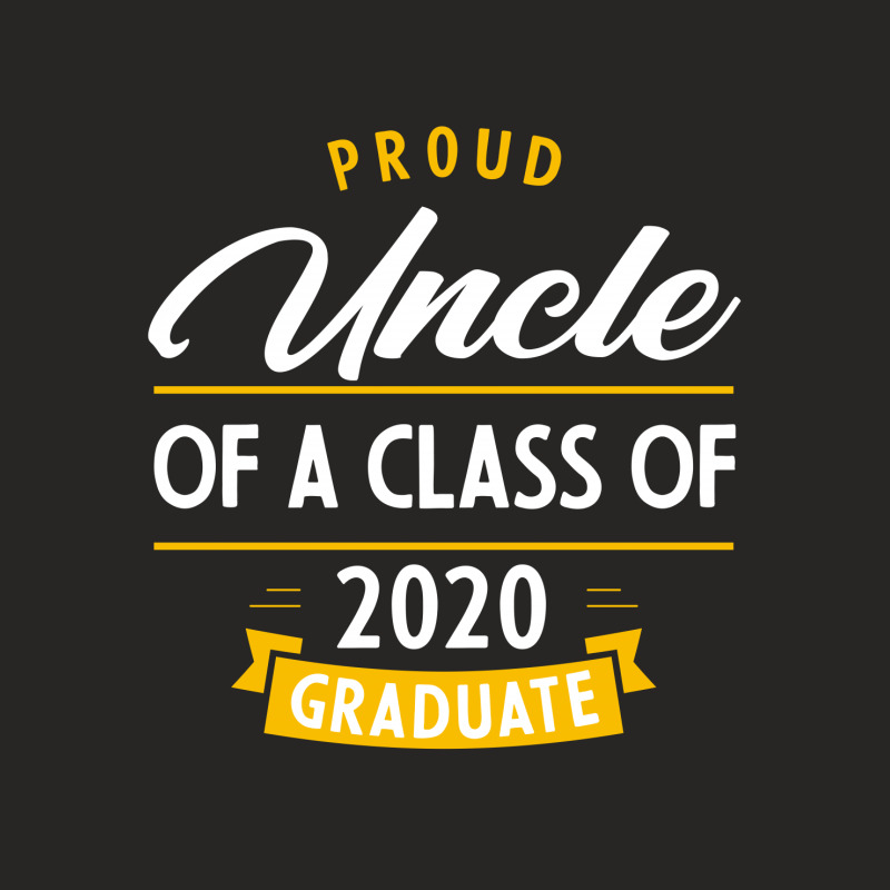 Proud Uncle Of A Class Of 2020 Graduate Gift Senior 2020 Funny Ladies Fitted T-Shirt by Diogo Calheiros | Artistshot