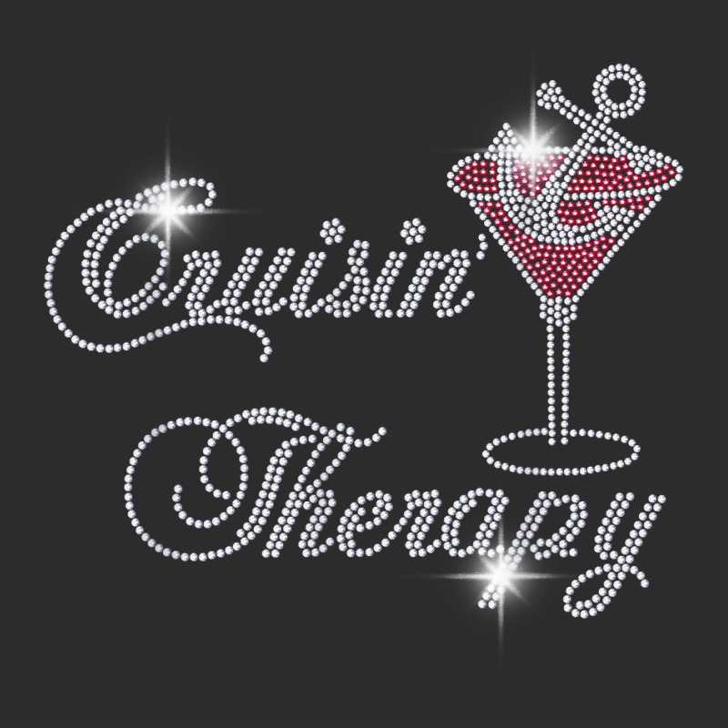 Cruisin' Therapy Bling Cruise Therapy Girls Trip Rhinestones T Shirt Exclusive T-shirt by vietnammmm | Artistshot