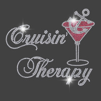 Cruisin' Therapy Bling Cruise Therapy Girls Trip Rhinestones T Shirt Vintage T-shirt | Artistshot